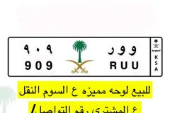 للبيع لوحه مميزه909
