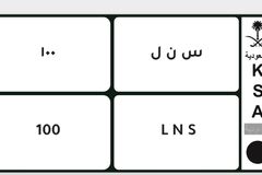 لوحة مميزة س ن ل ١٠٠